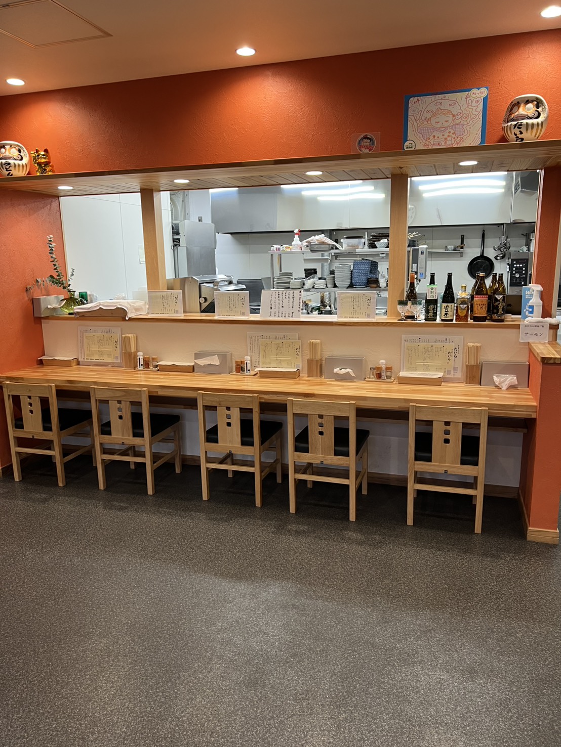 自家製うどん たいら 店内